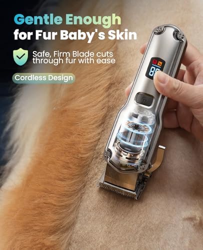 oneisall Dog Clippers for Grooming Thick Heavy Coats