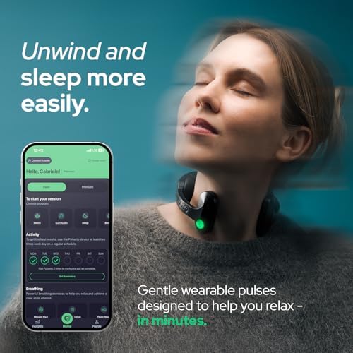 Pulsetto FIT (V2) Wellness Wearable – Relaxation, Sleep & Daily Wellness Support Device