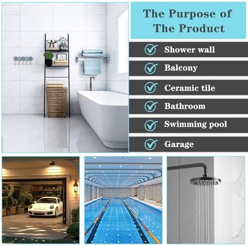 Floor Scrub Brush for Cleaning Bathroom,Kitchen,Patio,Tile,Garage and Deck