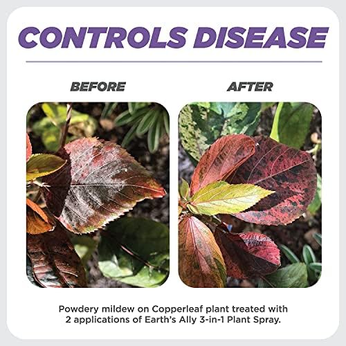 Earth's Ally 3-in-1 Plant Spray for Pests & Disease, 32 Oz
