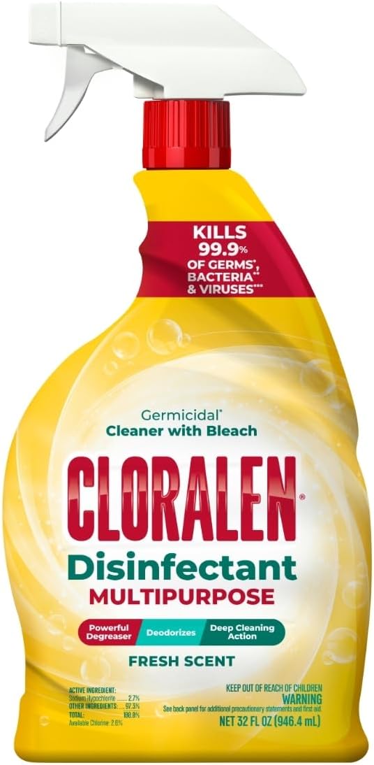 Cloralen All Purpose Cleaner with Bleach Spray - 32 fl oz - Fresh Scent