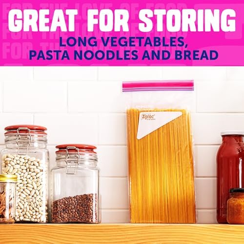 Ziploc Tall Food Storage Bags, 10 Count