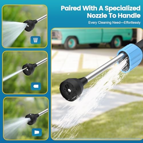 Car Wash Foam Gun for Garden Hose, with Microfiber Wash Mitt, Foam Sprayer