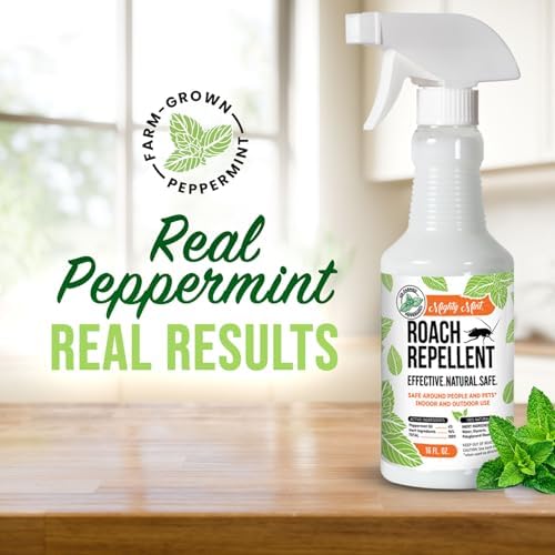 Mighty Mint Peppermint Oil Roach Repellent Spray, 16 oz