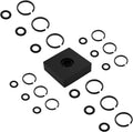 (6+6 Sets) 1/2”& 3/8" Impact Retaining Ring Clip Friction Ring with O-Ring