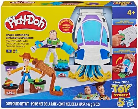 Play-Doh Toy Story 5 Space Creations Playset, Arts & Crafts, Disney Toys for Kids 4+