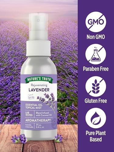 Nature's Truth Lavender Essential Oil Spray | 2.4 fl oz