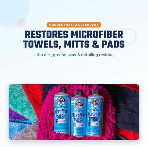 Chemical Guys Microfiber Wash & Towel Detergent, Deep Cleans, 16 oz