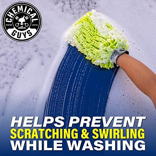 Chemical Guys, Chenille Microfiber Wash Mitt for Cars, Scratch-Free, 2 Pack
