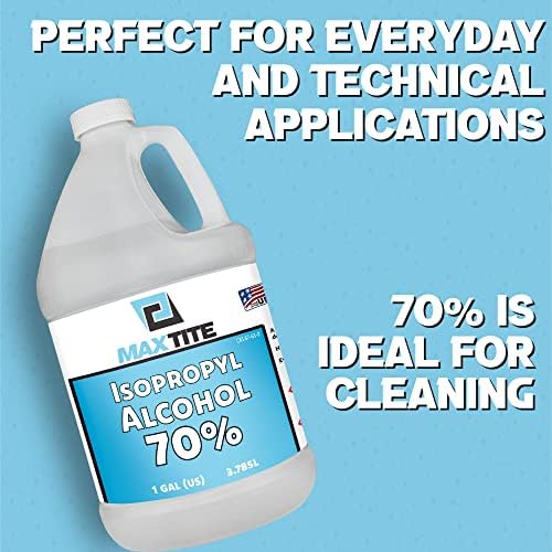 MaxTite Isopropyl Alcohol 70% (1 Gallon, 4 Pack)