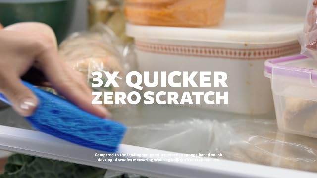 Scotch-Brite Zero Scratch Scrub Sponge, 9 Pack