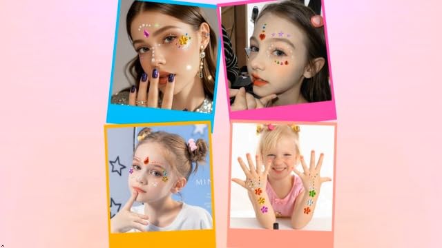 3528 PCS Gem Stickers,Self Adhesive Scrapbook Supplies Rhinestones Crafts