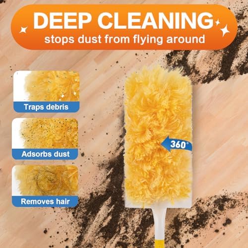 25Pcs Heavy Duty Duster Refills for Swiffer Duster