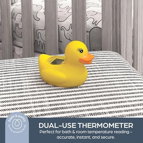 Dreambaby Duck Baby Bath Thermometer – Instant Results, Digital Water & Room Temp Reader – Fun Floating Toy for Newborns
