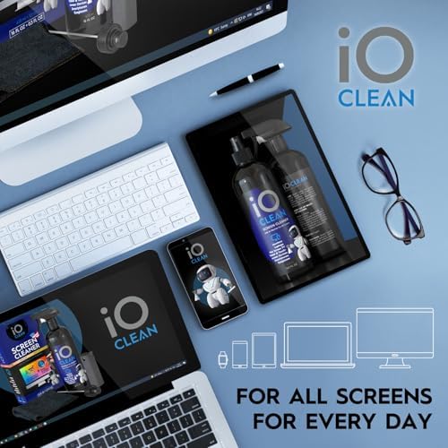 iO CLEAN 16oz Screen Cleaner Spray – Best Large Cleaning Kit