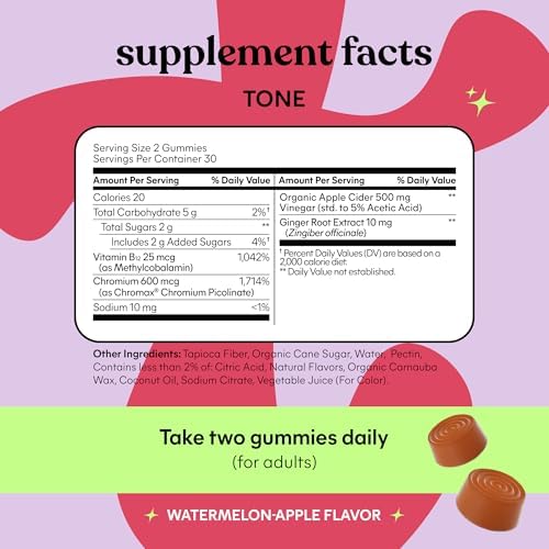 Lemme Tone Metabolism & Body Toning Gummies, 30-Day Supply