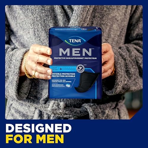 Tena Men Light Shields, Incontinence Pads for Men, 58 ct