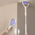 GeckoMan Electric Fly Swatter Electric Bug Zapper Racket Fly Zapper Racket