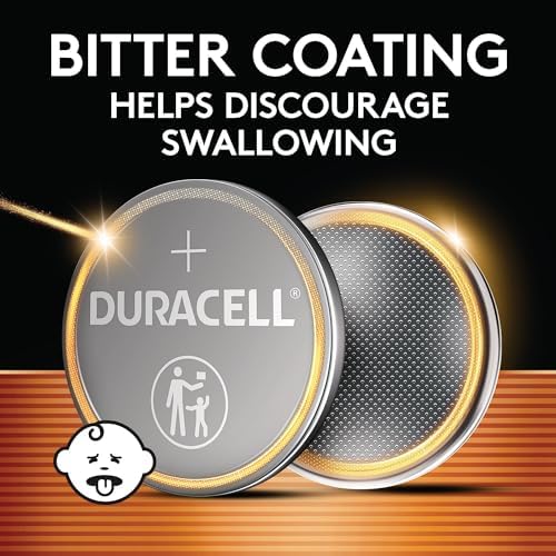 Duracell CR2025 3V Lithium Battery, 2 Count, Key Fob & Watch & Car Remote