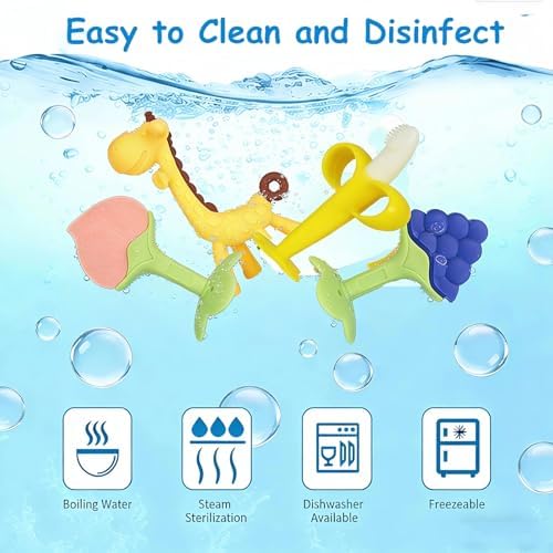 Baby Teething Toys 3-6 Months, Baby Chew Teether Toys