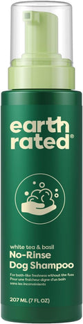 Earth Rated Waterless Shampoo & Conditioner, White Tea & Basil, 7 oz