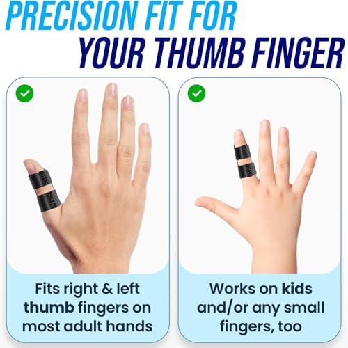 Thumb Splint (2 Pack) Trigger Thumb Splint, Thumb Brace for Pain Relief