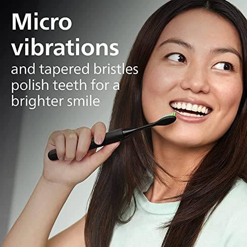 Philips Sonicare One Genuine Replacement Brush Heads, 2-Pack, Black