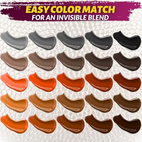 COCONIX Brown Leather & Vinyl Repair Kit for Furniture, Couches & Car Seats