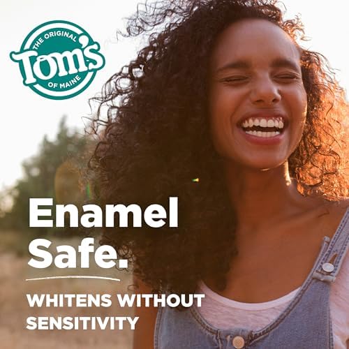 Tom's of Maine Whiten and Coconut Oil Toothpaste, Gentle Mint, 3 Pack, 4 oz