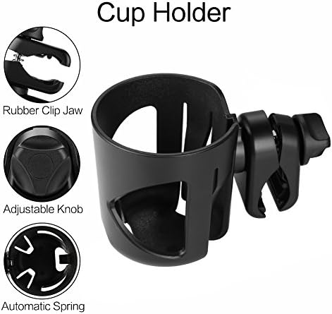 Accmor Stroller Cup Holder, Cup Holder for Walker Bike Wheelchair
