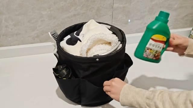 Cleaning Caddy with Handle, for Cleaning Supplies Organizer Bucket