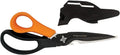 Fiskars 8" SoftGrip Pruning Shears, Multipurpose Garden Snips with Sheath