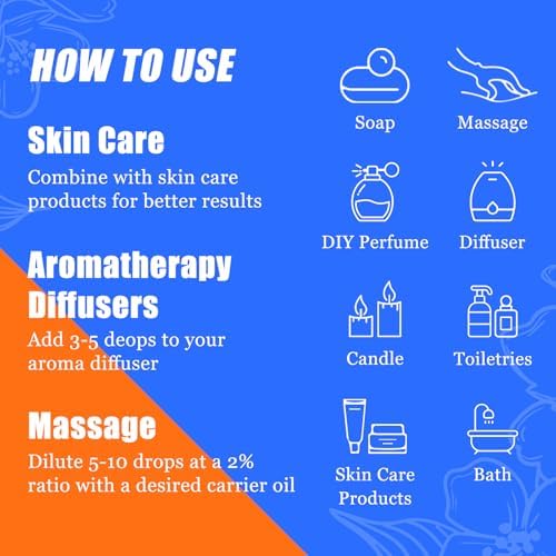 HIQILI Top 16 Essential Oils Set for Skin, Aromatherapy & Home Use