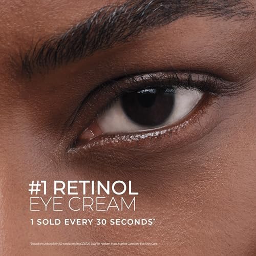 RoC Retinol Correxion Under Eye Cream for Dark Circles & Puffiness, 0.50z