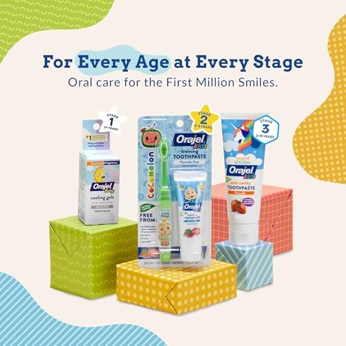 Orajel Baby Daytime & Nighttime Cooling Gels for Teething, 0.18 Oz, 2-Pack