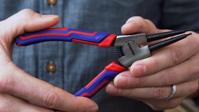 WORKPRO 4-Piece Snap Ring Pliers Set with Storage Pouch