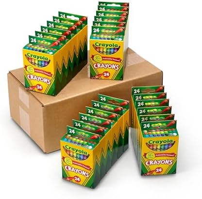 Crayola Crayons Bulk (24 Packs), Teacher Classroom Must Haves & Essentials