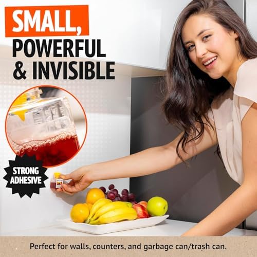Super Ninja Fruit Fly Traps for Indoors, 4 Pack