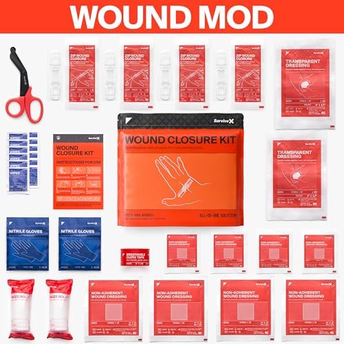 SurviveX Zip Stitch Wound Closure Kit - No Stitches Needed