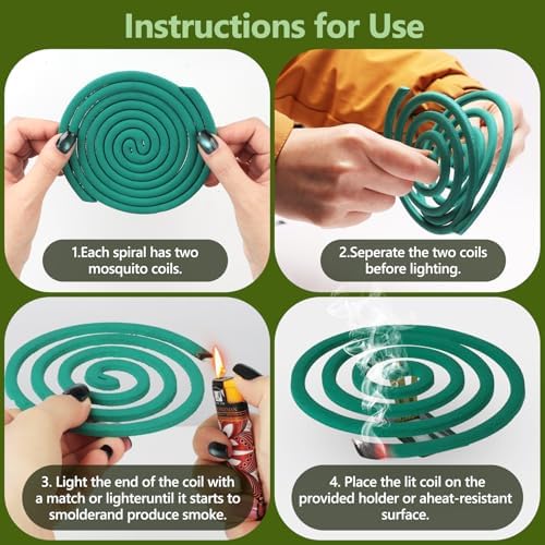 Coils Outdoor Patio Fresh Scent,Use Reaches Up to 10 feet