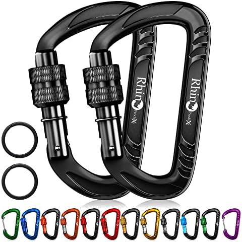 Rhino Produxs 12kN (2697 lbs) Heavy Duty Carabiner Clips