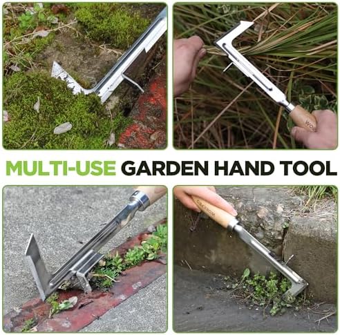 WORKPRO Crack Weeder, 12" Stainless Steel Crevice Weeding Tool