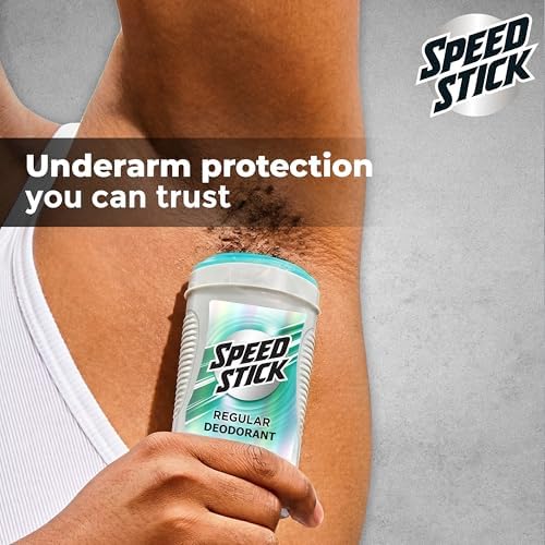 Speed Stick Aluminum Free Men's Deodorant, Regular, 3 oz (4 Pack)