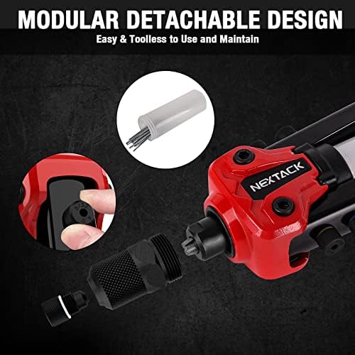NEXTACK 1/4 Rivet Gun Kit NT300 w/ 350 Blind Pop Rivets