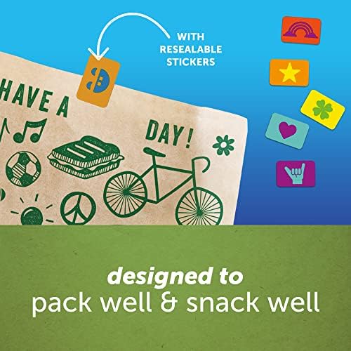 Ziploc Paper Sandwich & Snack Bags, Sealable, Fun Designs, 50 Count