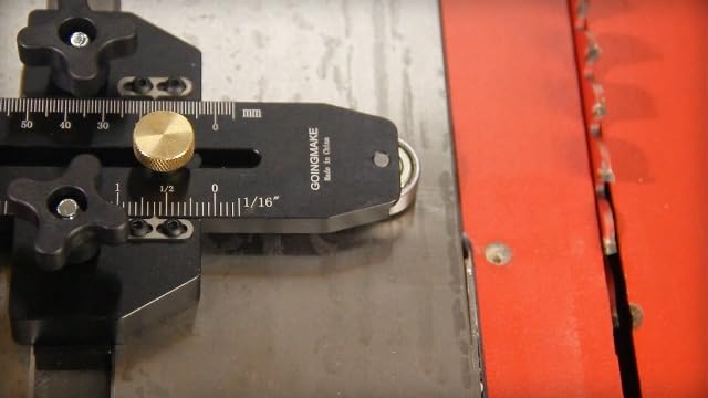 GOINGMAKE Thin Rip Jig Table Saw Jig Guide for Making Repetitive Narrow Thin Strip Cuts Woodworking Tools Fast Thin Ripping Guide for Table Saw Band Saw Router Table Fits for 3/8" x 3/4" T Slot