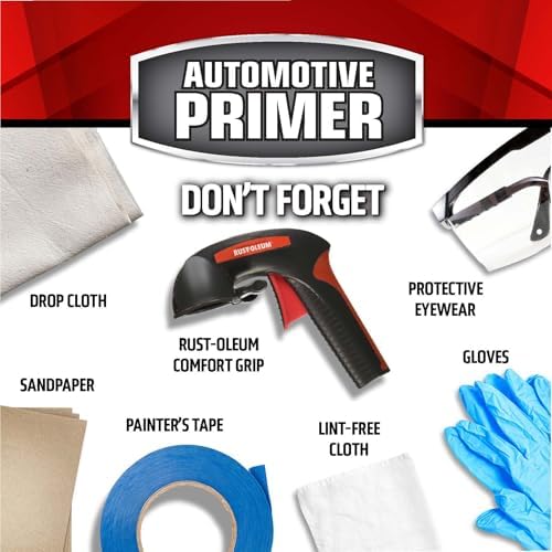 Rust-Oleum Automotive Stops Rust Filler & Sandable Spray Primer, Gray