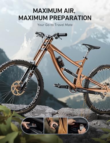 AstroAI L7 Tire Inflator Portable Air Compressor,150 PSI Cordless Bike Pump