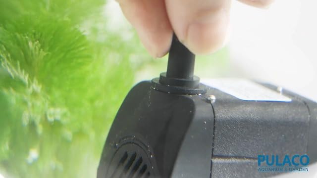 PULACO 160GPH Small Submersible Water Pump with 3.3 ft Tubing