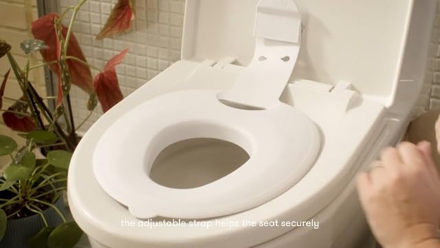 Frida Baby Fold-and-Go Portable Potty Seat for Toilet, Toddlers, Free Bag